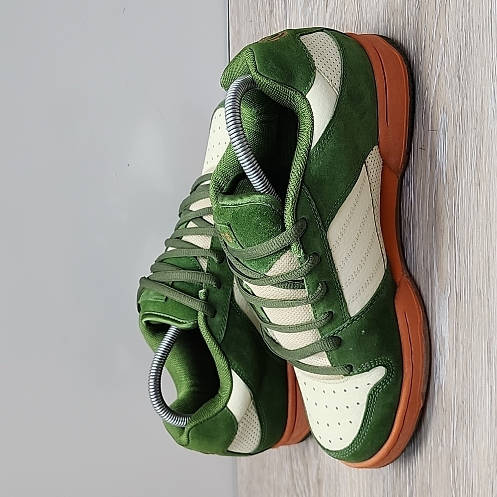 VNTG Y2k Element Mens Lace Up Puffy/Chunky Skateboard Shoe Green Cream Gum 8.5 - Picture 4 of 11